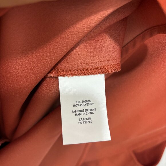 Willow & Thread Sleeveless Rust Orange Dress - Size 15 - Picture 4 of 5